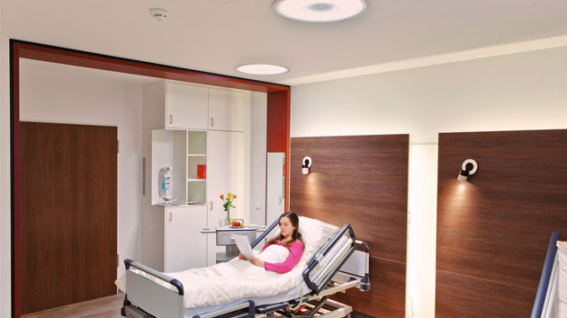 világítás kórházi betegszobákhoz