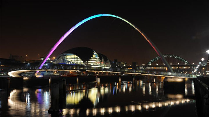 A Gateshead Millennium híd.