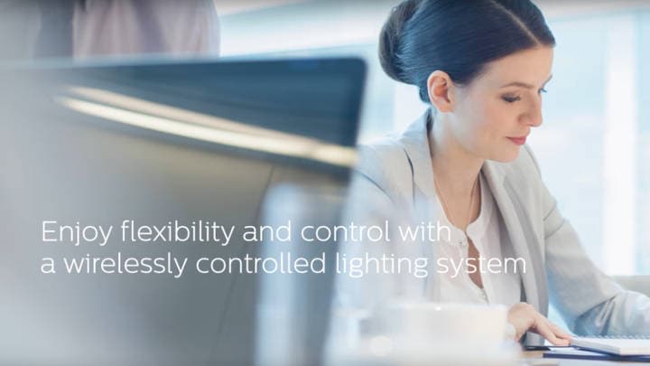 Vezeték nélkül vezérelt világítási rendszer – Philips SpaceWise